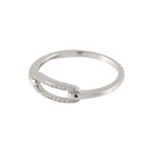 Sortija con diamantes.