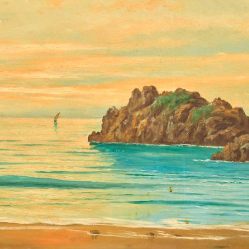 ÀNGEL PLANELLS (1901-1989). "Retorn de la pesca".