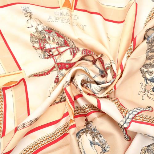 HERMÈS. 'Grand Apparat' shawl.