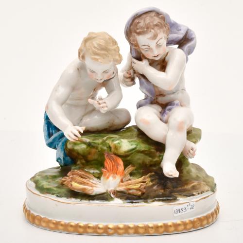 20TH CENTURY SPANISH SCHOOL. Set of three figural groups.