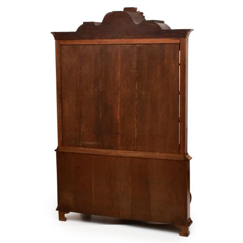 Ducth chest of drawers with display cabinet, 20th century.