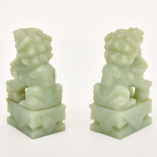 Pair of Pho dogs, 20th century.
