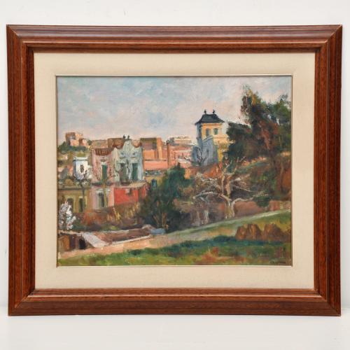 SIMÓ BUSOM (1927). "Vista del barri d’Horta", 1967.