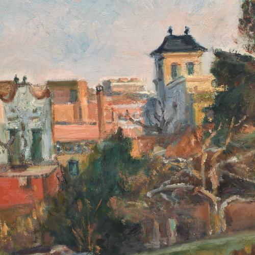 SIMÓ BUSOM (1927). "Vista del barri d’Horta", 1967.
