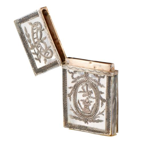 18TH CENTURY FRENCH SCHOOL. Case- souvenir, circa 1770-1775.