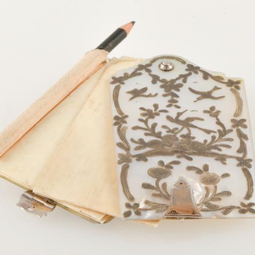 18TH CENTURY ENGLISH SCHOOL. Dance card, circa 1760.