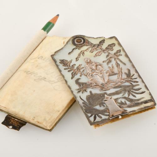 18TH CENTURY ENGLISH SCHOO. Dance card, circa 1760-1770.