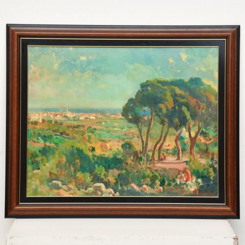 JOSEP FERRE REVASCALL (1908-2001).  "Paisaje".