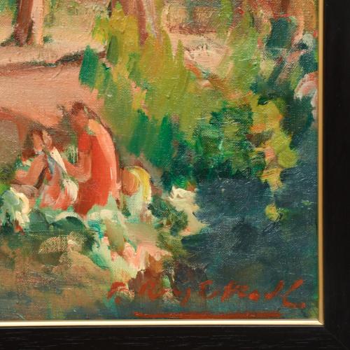 JOSEP FERRE REVASCALL (1908-2001).  "Paisaje".