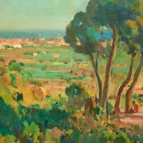 JOSEP FERRE REVASCALL (1908-2001).  "Paisaje".