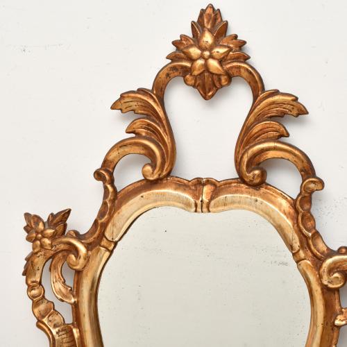 Pair of Spanish ornamental mirrors, mid 20th century.