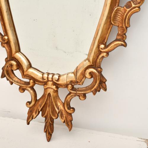 Pair of Spanish ornamental mirrors, mid 20th century.