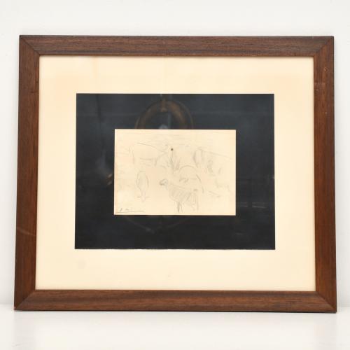 JOAQUIM MIR I TRINXET (1873-1940). Sketch of sheep.