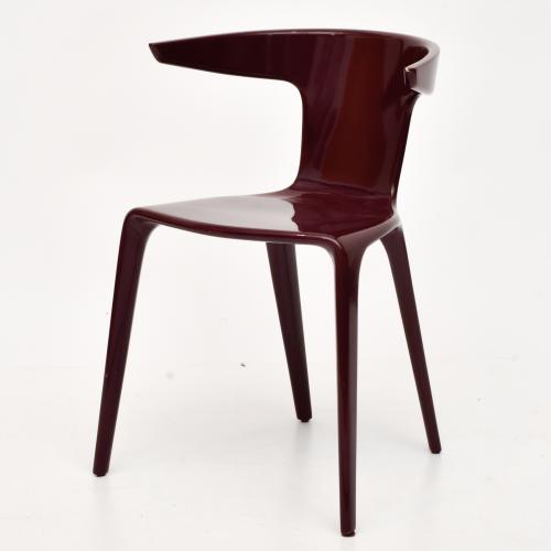 ALBERTO LIEVORE (1948). Set of flour 'Rothko' chairs.