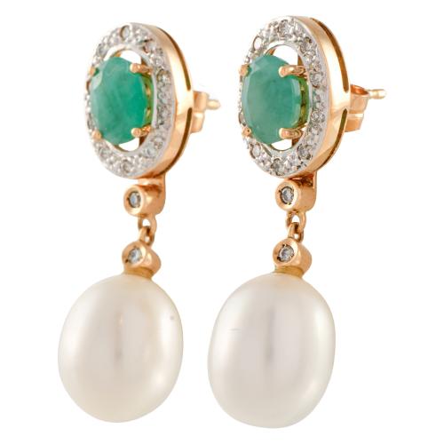 Convertible double earrings, 1990's.