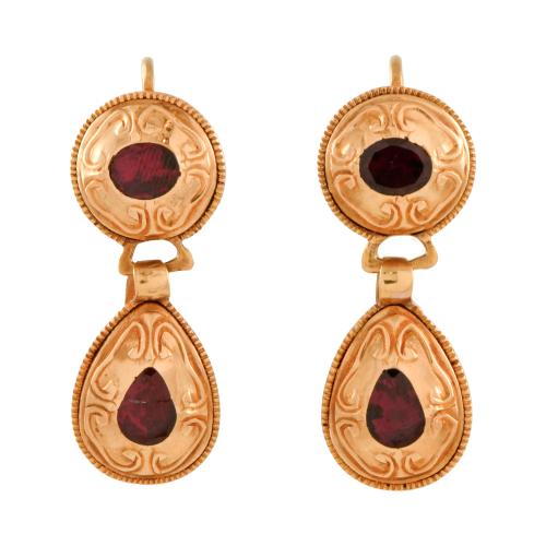 Pendientes catalanes de principios del s.XIX.