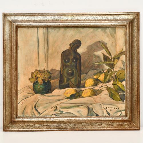 ERICH BUTTNER (1889-1936). Study "Natura morta", 1932.