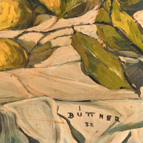 ERICH BUTTNER (1889-1936). Study "Natura morta", 1932.