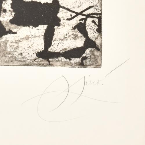 JOAN MIRÓ (1893-1983). "Rupestre XVII", 1979.