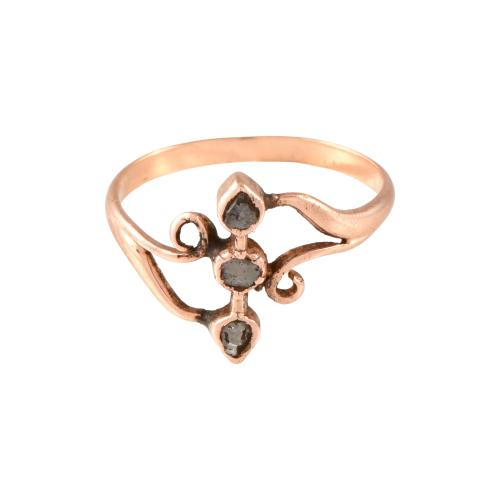 Anillo años 20 con diamantes