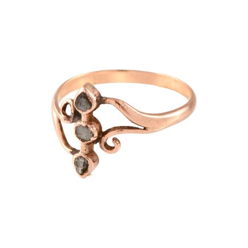 Anillo años 20 con diamantes