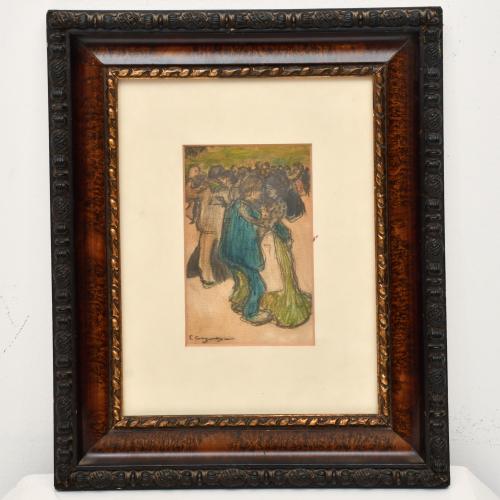 CARLES CASAGEMAS (1880-1901).  "Popular dance".