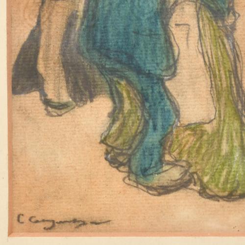 CARLES CASAGEMAS (1880-1901).  "Popular dance".