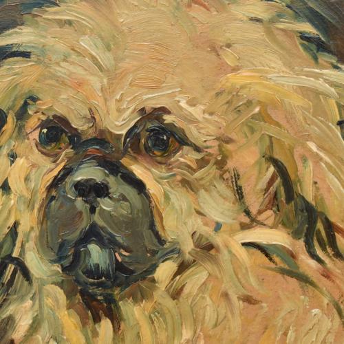 JOAQUIM TERRUELLA MATILLA (1891-1957). "Dog portrait", 1932.