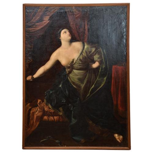 18TH CENTURY ITALIAN SCHOOL. "Lucretia killing herself", ba