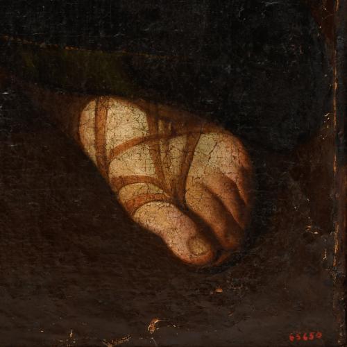 18TH CENTURY ITALIAN SCHOOL. "Lucretia killing herself", ba