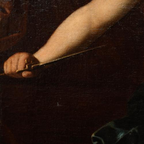 18TH CENTURY ITALIAN SCHOOL. "Lucretia killing herself", ba