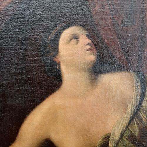 18TH CENTURY ITALIAN SCHOOL. "Lucretia killing herself", ba