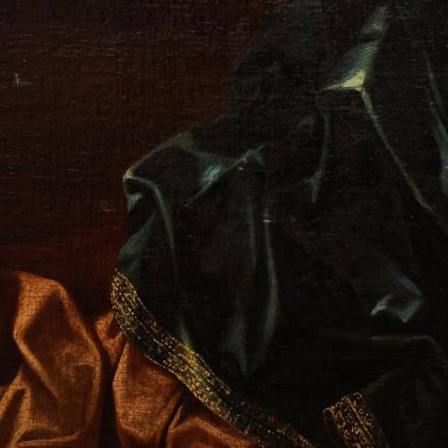 18TH CENTURY ITALIAN SCHOOL. "Lucretia killing herself", ba