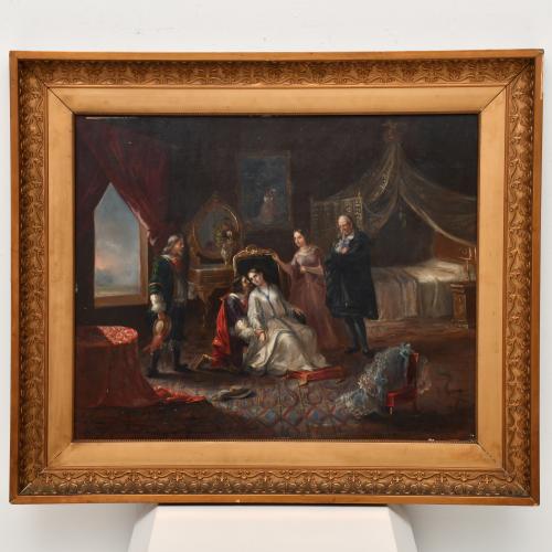 19TH CENTURY FRENCH SCHOOL. "Fainting girl".