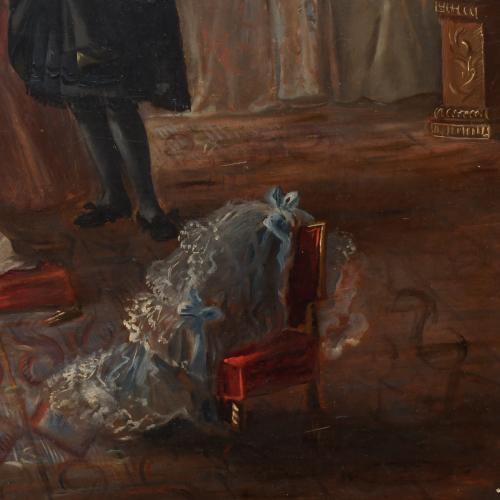 19TH CENTURY FRENCH SCHOOL. "Fainting girl".