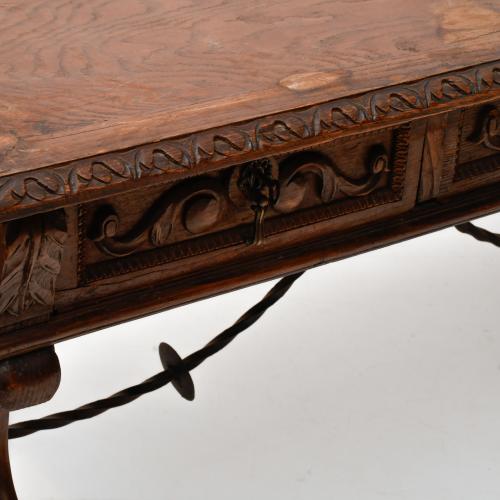 Castilian pork table, Renaissance style, 20th century.