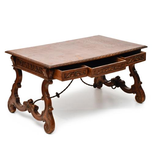 Castilian pork table, Renaissance style, 20th century.