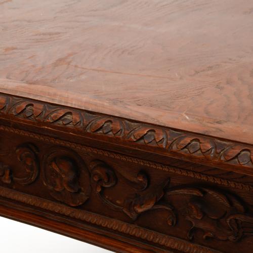 Castilian pork table, Renaissance style, 20th century.