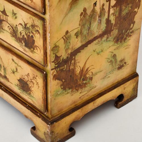 Cabinet escritorio estilo Reina Ana, segunda mitad siglo XX.