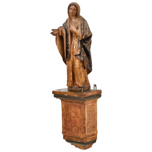 ESCUELA ARAGONESA, FIN. SIGLO XVII - PPS. SIGLO XVIII.  Virgen Maria.