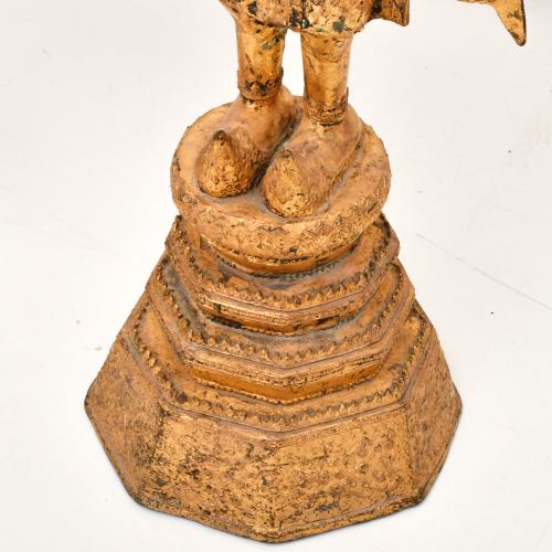 ESCUELA TAILANDESA, PPS. SIGLO XX.  Pareja de monjes.