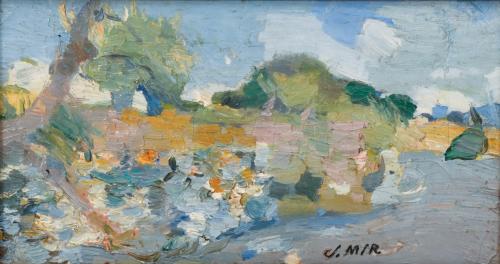 JOAQUIM MIR I TRINXET (1873-1940). "Paisaje".