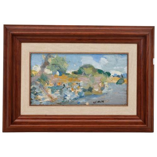 JOAQUIM MIR I TRINXET (1873-1940). "Paisaje".