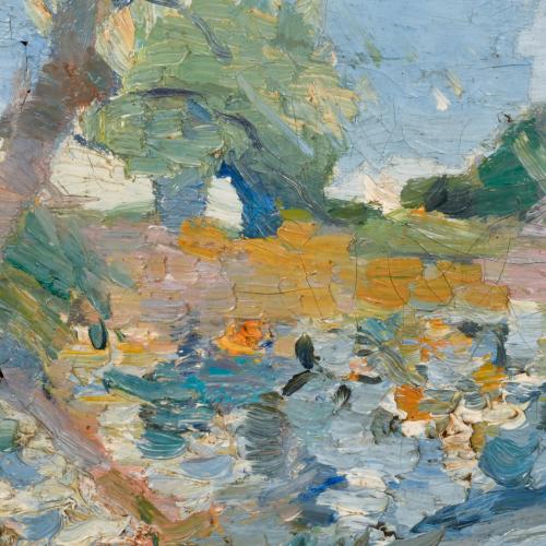 JOAQUIM MIR I TRINXET (1873-1940). "Paisaje".