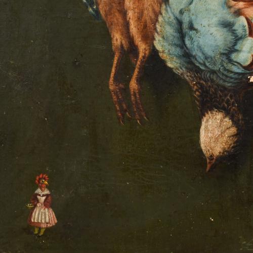 19TH-20TH CENTURIES SPANISH SCHOOL. ‘Still life with partri