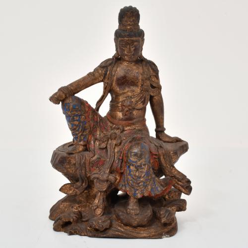 ESCUELA CHINA, SIGLO XIX. Guanyin Bodhisattva.