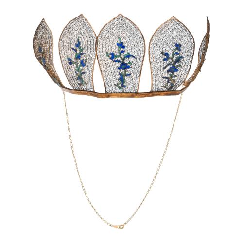 ESCUELA CHINA, PPS. SIGLO XX.  Tiara.