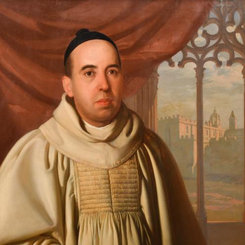 JOSEP TAPIRÓ I BARO (1830/36-1913) "Retrato del Hermano Gre