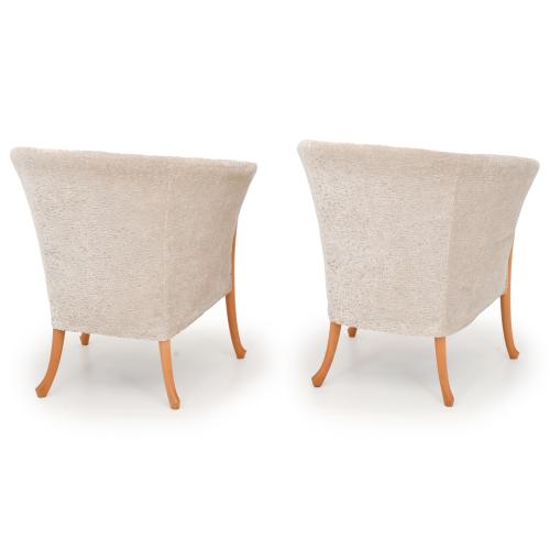 UMBERTO ASNAGO (1949) PARA GIORGETTI. Pareja de butacas mod