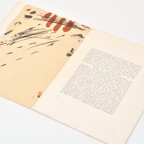 DERRIERE LE MIROIR. Dedicado a Antoni Tàpies.